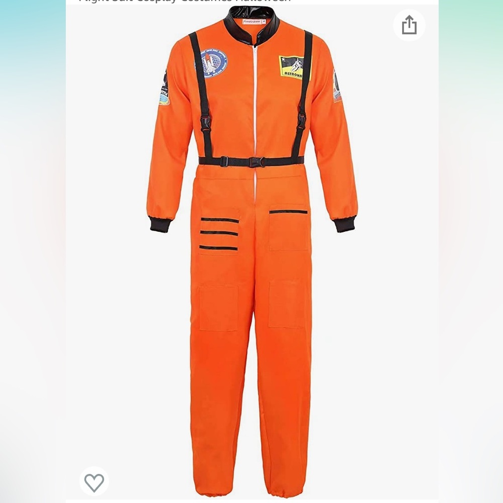 ADULT ASTRONAUT COSTUME - SIZE LARGE